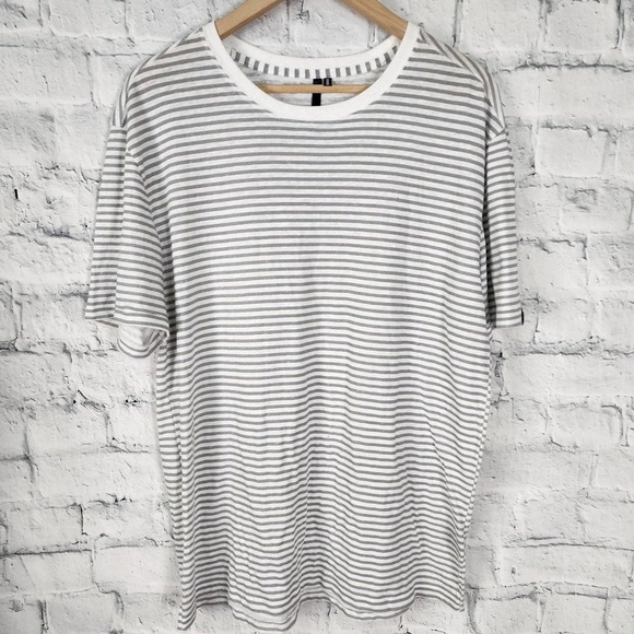 Joe's mens basic Striped tee Sz M short sleeve t-shirt A37 - Picture 1 of 3